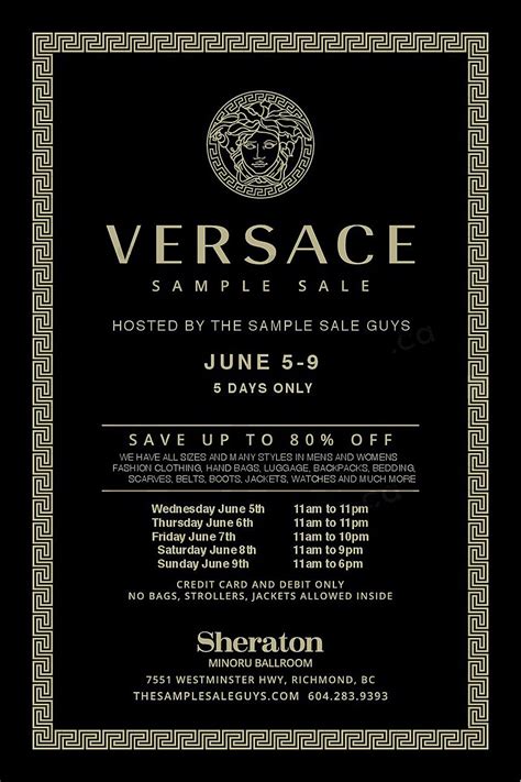 volantino versace|versace special sale.